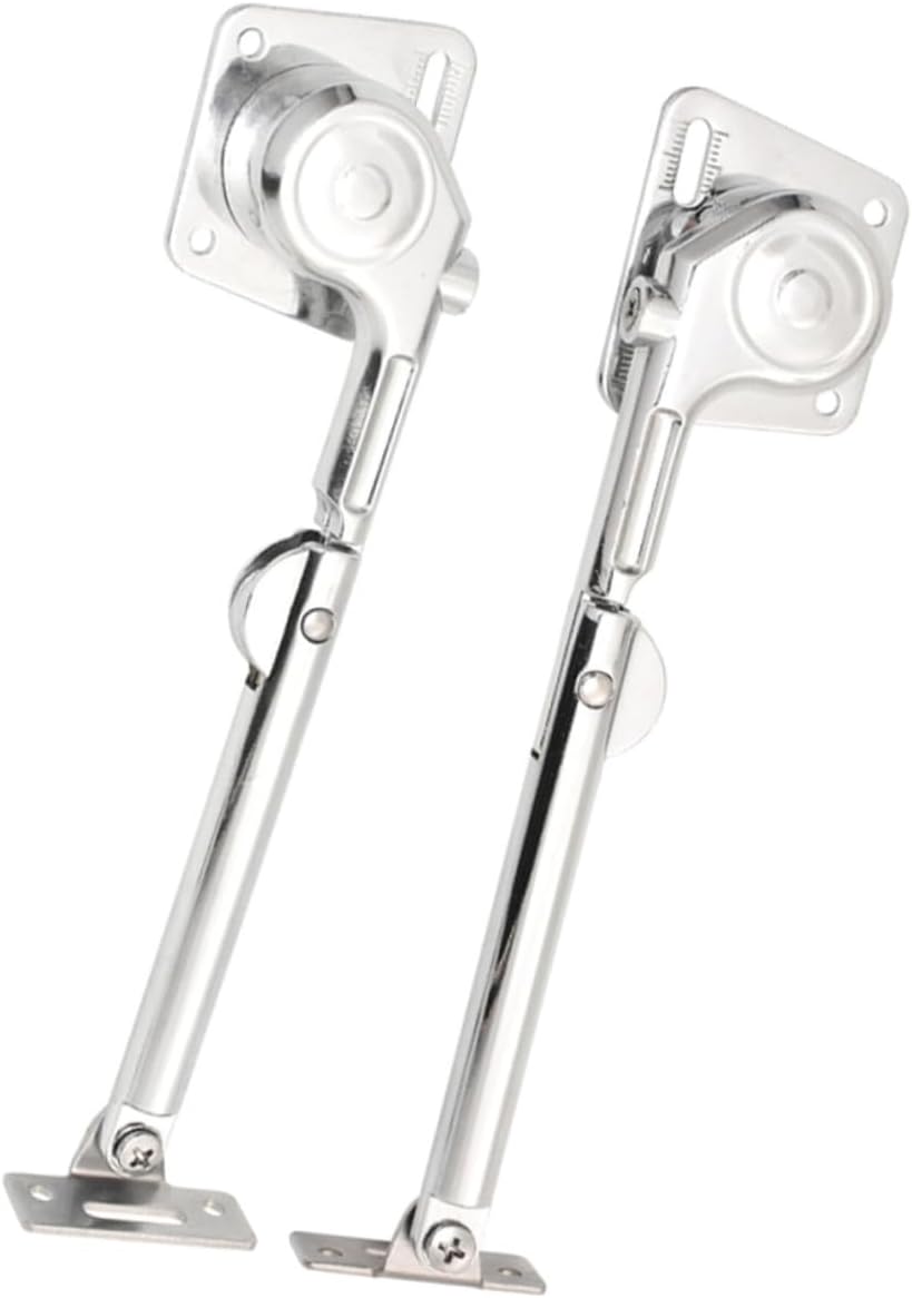 Zerodeko 4pcs Hydraulic Support Struts for Cabinet Doors Heavy Duty Mechanical Pull Rods Easy to Install Oil Pressure Lift Poles for Home Office Sturdy Design Full-Stage Dampening