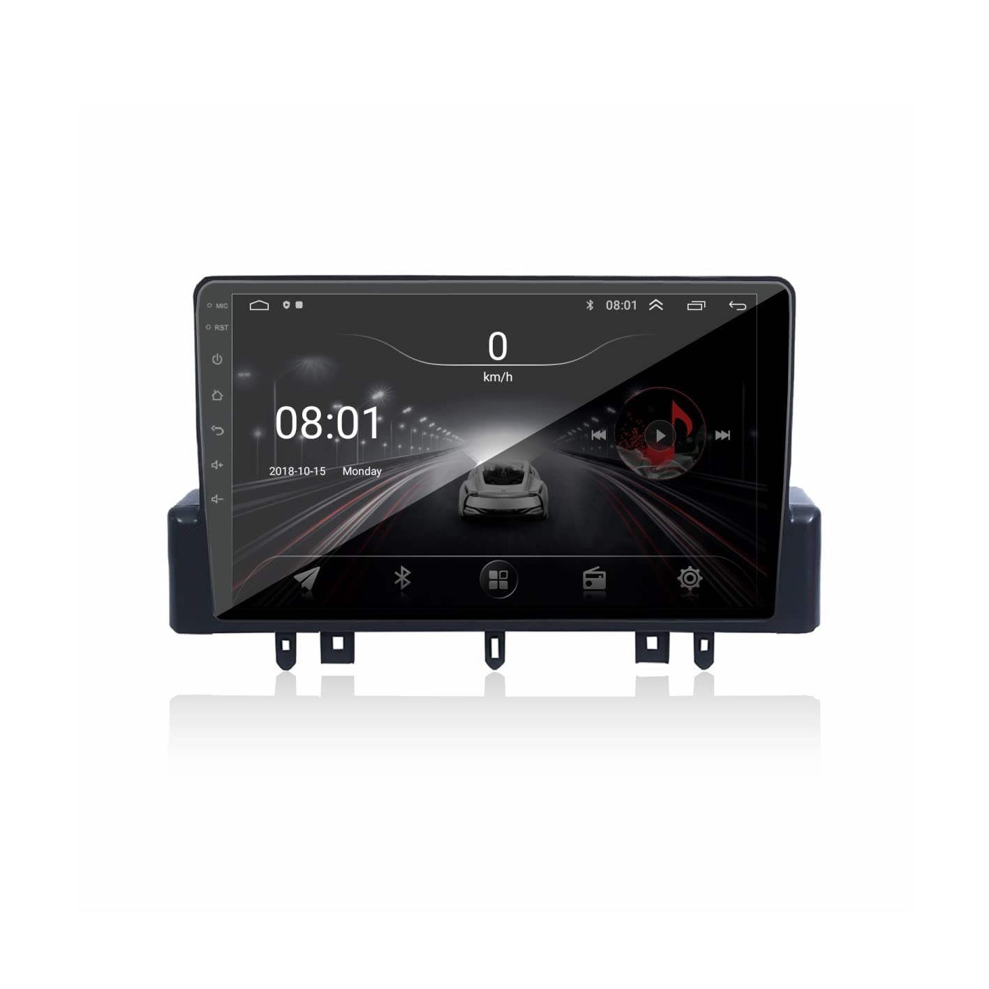 AUTO SNAP 9 Inches 22cm Touch Screen Android 12 Gorilla Glass IPS Display Car Stereo with 2GB RAM/16 GB ROM GPS/Wi-Fi/Navigation/Steering Wheel Controls Mirror Link Compatible for Tata Punch-image-22