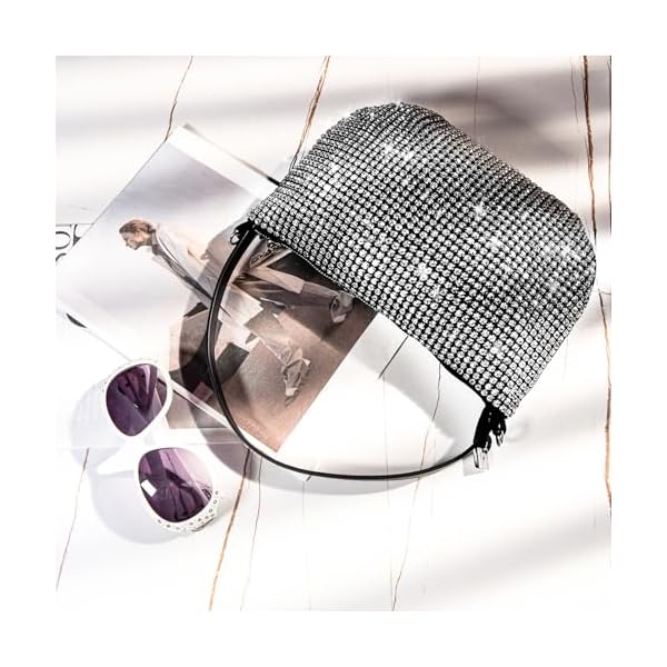 Montana West Glitter Crossbody Bags for Women Bling Purse Mini Handbag Party Bag - Image 4