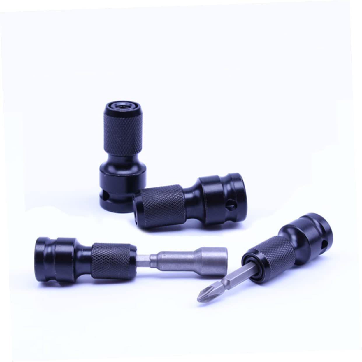 1/2 to 1/4 Drill Chuck Adapter, Quick Release Steel Converter