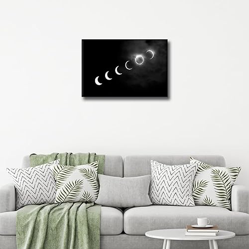 Vista 346 de 1 lienzo decorativo para pared, ferrocarril a través del bosque de pinos con niebla, decoración moderna para el hogar, sala de estar, arte de pared