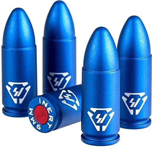 Strike Industries Aluminum Dummy Round Snap Caps, 9mm, Blue