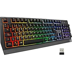 Teclado Gamer Cougar Rgb Vantar Pro The G-Lab Keyz Tungsten Teclado Inalámbrico Layout ESPAÑOL — Teclado Ergonómico, Duradero, Discreto, Batería incorporada de Larga Duración - Teclado Gaming Retroiluminado PC, PS4, PS5, Xbox – Nuevo
