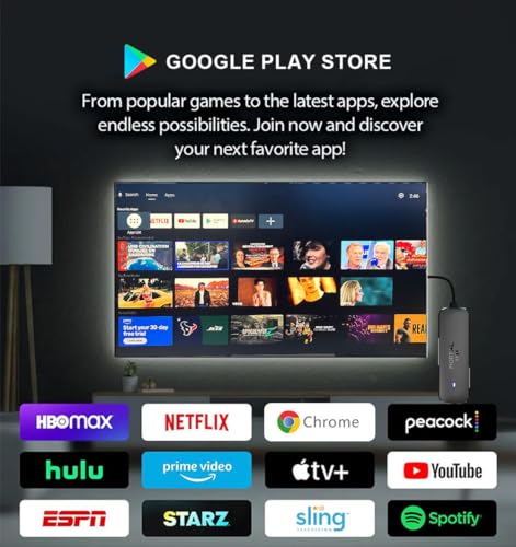 Image of FORIDA Fire TV Stick 2GB RAM 16GB ROM, 10K Ultra HD Streaming Device, Quad Core Cortex-A53, Dual Band WiFi (2.4G /5.8G), Bluetooth, Voice Remote (3rd Gen), Dolby Vision & Atmos Support, HDMI TV Dongle