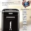 Fellowes distruggi documenti a frammento 79Ci, 16 fogli, per piccolo ufficio, da 1 a 3 utenti, cestino da 23 litri, distruggidocumenti con tecnologia Safesense e anti inceppamento, nero