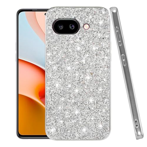 Coque Pixel 10A paillettes argentée pour soirée et bureau