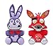 Ensembles de poupées en peluche Five Nights - 7 pouces - Sister Location Bonnie Red Foxy Bear Chica doux peluches poupées ornements décorations pour la maison