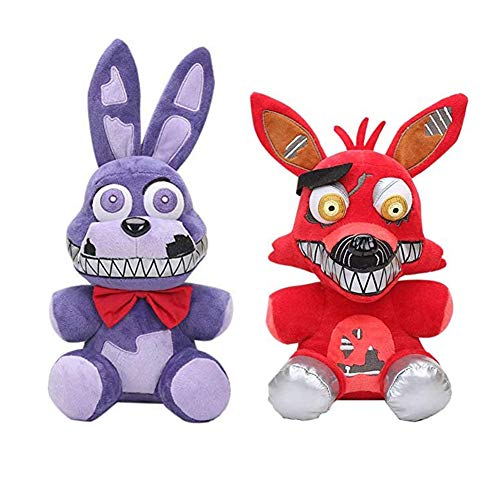 Five Nights at Fnaf Sister Location Set de muñecos de peluche Funtime Fnaf Funtime Foxy Ennard Circus Baby Ballora PP Plush para niños y adultos Colecciones de regalos de cumpleaños