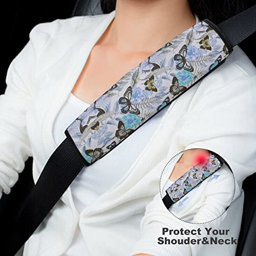 Daodao Custom Car Seat Belt Pad, Design Your Own Picture Logo Personalized Seat Belt Shoulder Pad Protective Sleeve Customize Comfortable Universal Car Seat Belt Pad Cover (2, Black) #TOP4