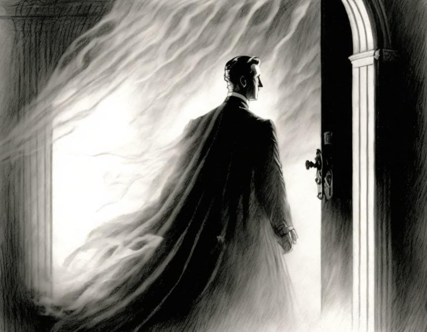 Poster Like a Ghost Through a Fog SERENDIPITP toile sans cadre 58x90 cm