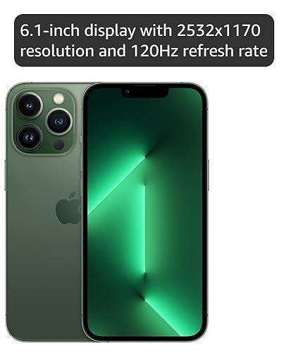 Amazon.com: iPhone 13 Pro, 128GB, Alpine Green - Unlocked (Renewed