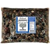 Roland Foods Greek Country Olive Mix, Whole Pitted Olives Marinated with Garlic and Pepperoncini Peppers...