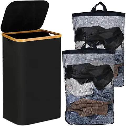 POWZOO Panier à linge 110L Cover
