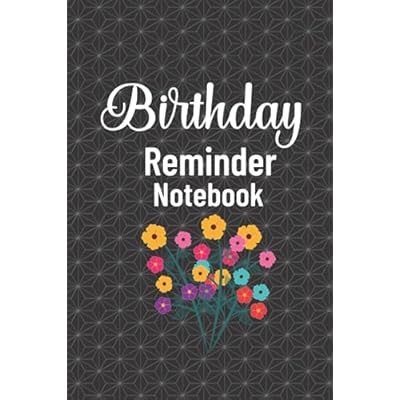 Birthday Reminder Notebook