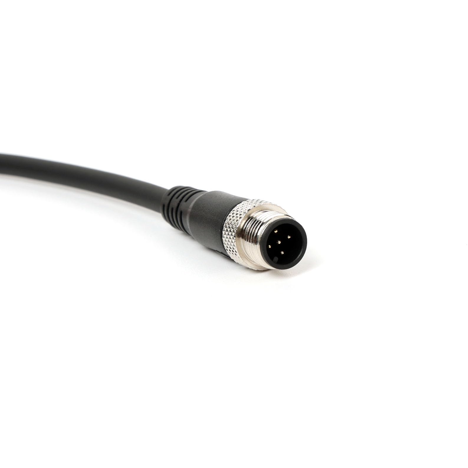 HangTon M12 Cable de sensor macho de 5 pines codificado A a cable desnudo para automatización de controles industriales, red de dispositivos DeviceNet, CANopen, enlace IO, Profibus 3m