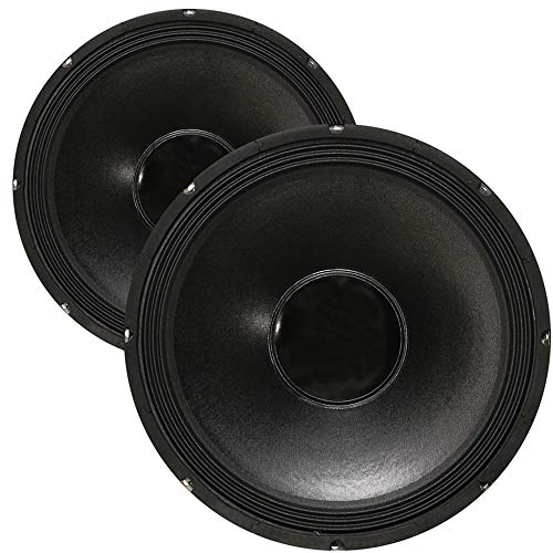 Skytec SPSL15 15 Inch Replacement Speaker Chassis Pair 1600W – 8 Ohm Passive Drivers for PA Systems, DJ Subwoofer & DIY Audio Projects, Vented Magnets, 30Hz-3.5kHz Frequency Response