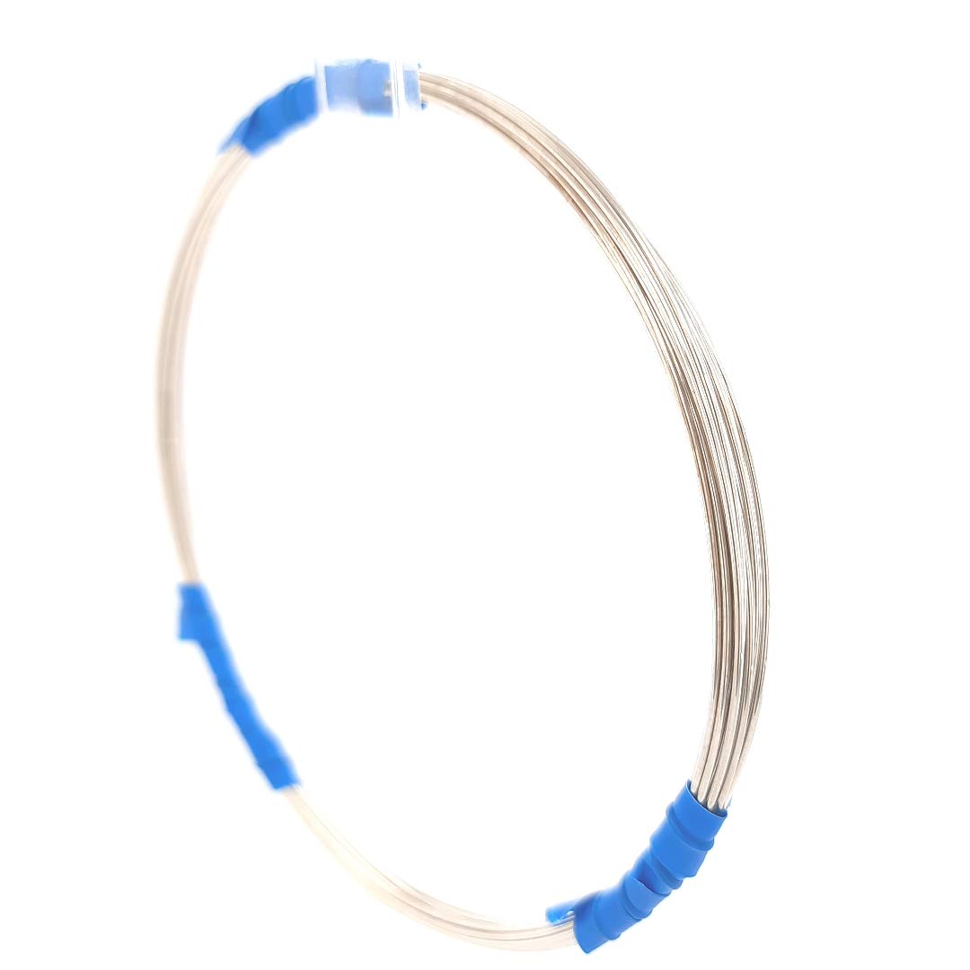 CRAFT WIRE - Alambre de soldadura de plata de 8 pies, calibre 22, fabricado en Estados Unidos