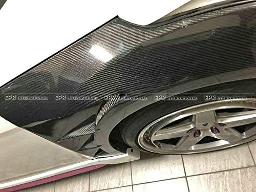 for Veloster EPA Style Vented Front Fender Glossy Carbon Finish Mud Guards Parts