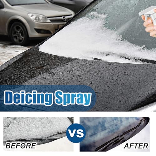 image for Biaoyun 2PCS Deicing Agent for Car Windshield, Windshield De-Icers for