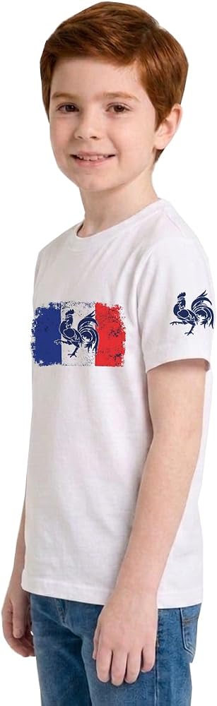 Chandail à capuchon Drapeau Français Le Coq Gaulois Coupe standard Hom Chandail à capuchon Drapeau Français Le Coq Gaulois Coupe standard Hom