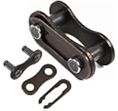 Generic Bike Chain Master Link, Single Strand Type, Alloy Steel, 8 Units Pack