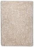 TOM TAILOR Theko Teppich modern Wohnzimmer Marke Moderner handgetufteter Designer Teppich Farbe beige Groesse auswaehlen 190 x 290 cm
