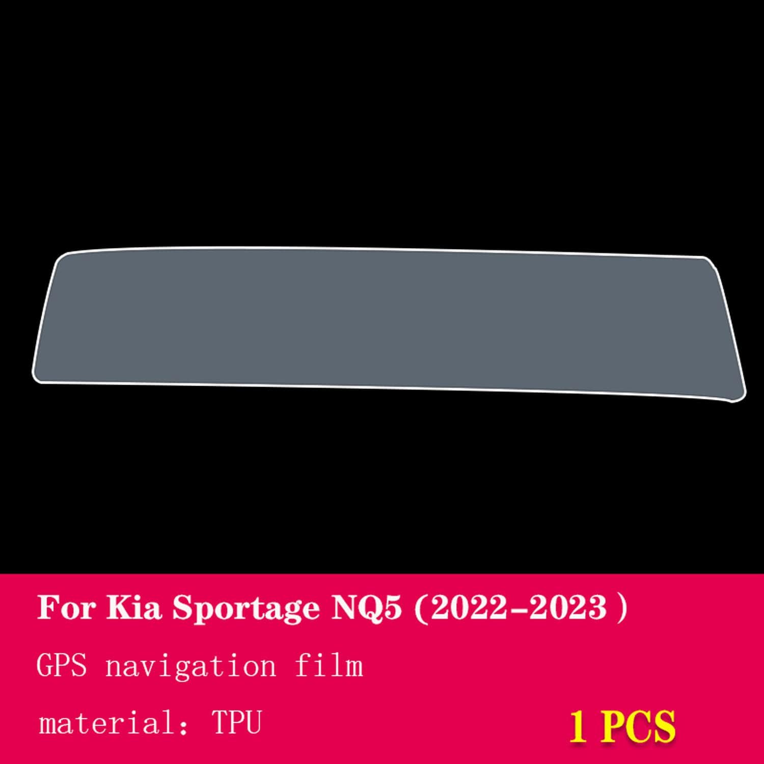 LAVIYE Car Interior Center Console Transparent TPU Protective Film Anti-Scratch Repair Film Accessories,for Kia Sportage NQ5 2022-2023