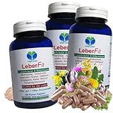 Leber Fit 9 LEBERKRÄUTER & BITTERSTOFFE 360 (3x120) Leberkapseln mit Mariendistel...