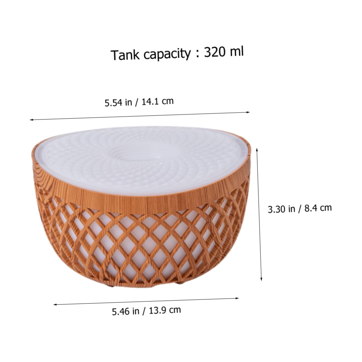 Mobestech Diffusore Oli Essenziali Decorativo Umidificatore Per Scrivania Mini Diffusore Fili Per e Relax Atmosfera Rilassante e Aria