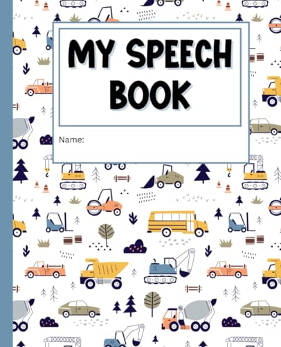 My Speech Therapy Book: Truck Theme: A book for all of your child's speech therapy lessons.