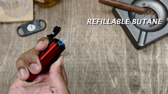 Encendedor Visol Hades Butano Triple Llama Recargable miniatura 7