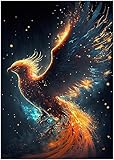 Generisch Phönix Poster - Fantasy Kunstdruck Wandbild für 
