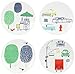 kate spade new york Hopscotch Drive About Town Tidbit Plate, Set of 4