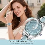 Bracelet pour femmes montre en acier inoxydable deux tons femmes montres cadran minimaliste Elégant bracelet analogique montre pour les femmes