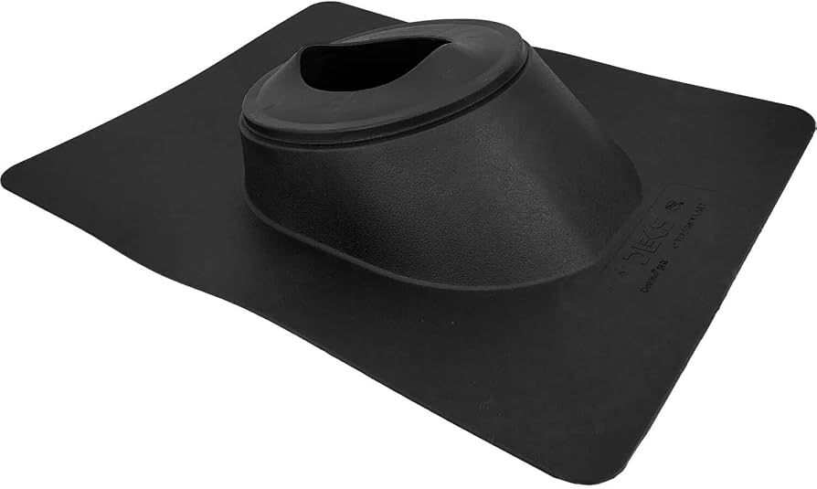 DEKS SHT Shingle Roof Pipe Flashing - DST103B - Fits Pipe Diameter