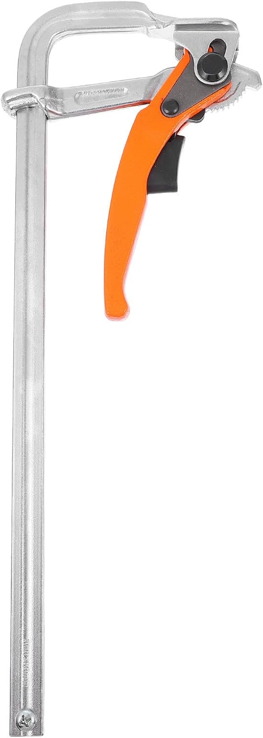 OUNONA Heavy Duty Woodworking F Clamp Bar Clamp 300x80mm Auxiliary Woodworking Fixing Tool for Industrial Random Color