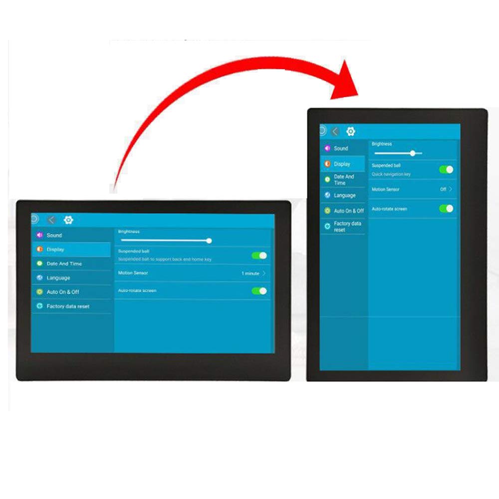 Marco de Fotos Inteligente en la Nube con WiFi de 10 Pulgadas, Pantalla HD, teléfono móvil, transmisión inalámbrica de Fotos y Videos, Compatible con Pantalla Horizontal y Vertical, Pantalla electrón