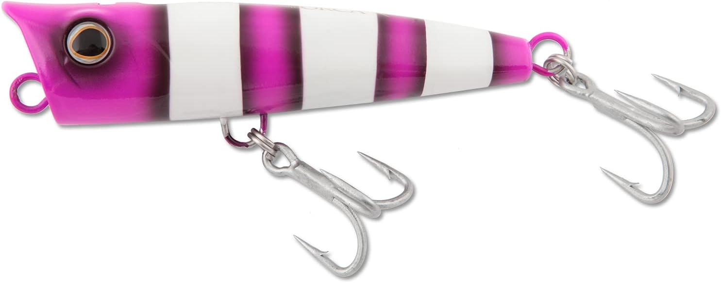 Shimano Fishing Pop Orca 90F Pink Stripe Poppers [OP190PEPT]