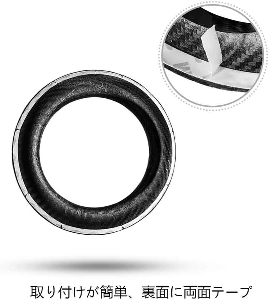 100% Real Carbon Fiber Car Gear Shift Decoration Ring Trim For BMW MINI Cooper S Clubman Countryman F54 F55 F56 F57 F60