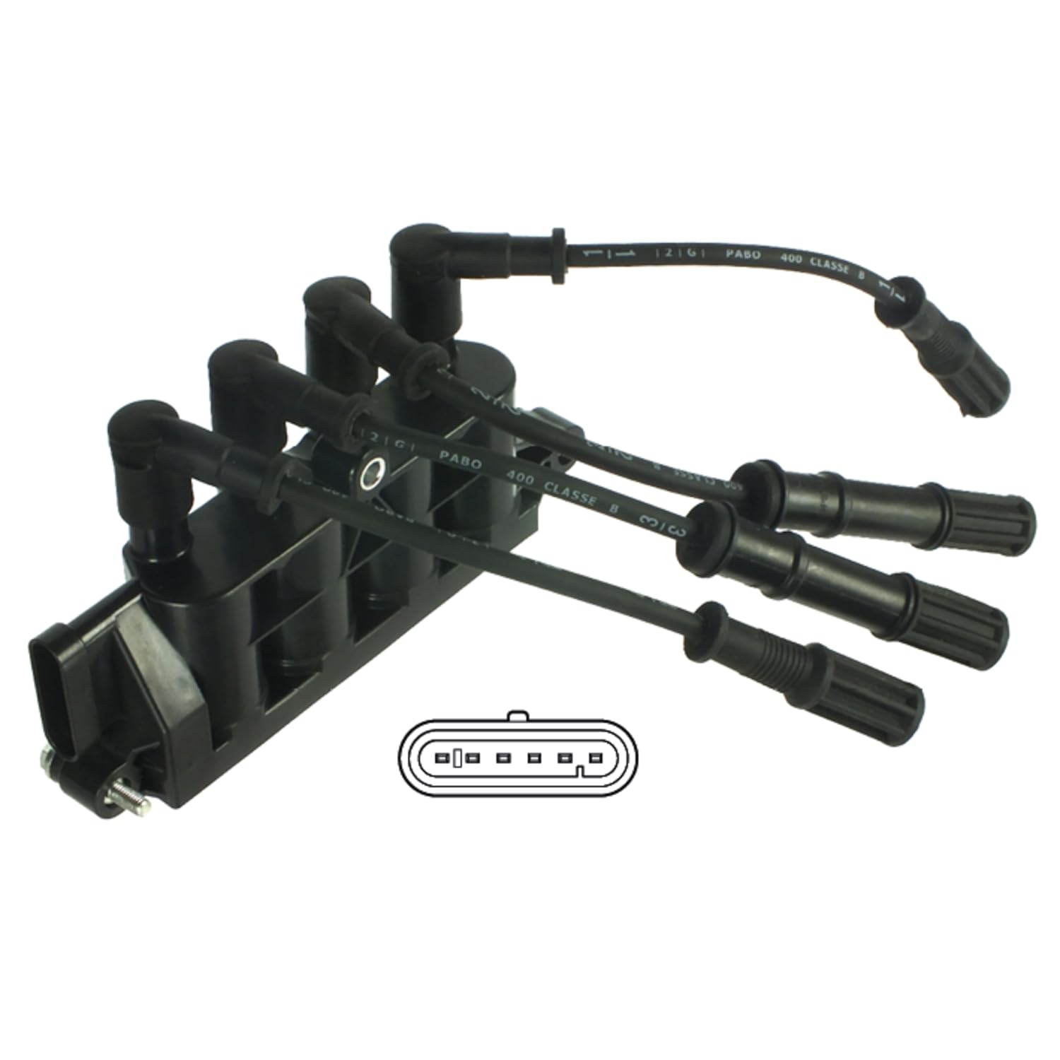 Delphi Bobina D'accensione 12V Sistema Di Accensione GN10492-12B1 - 4