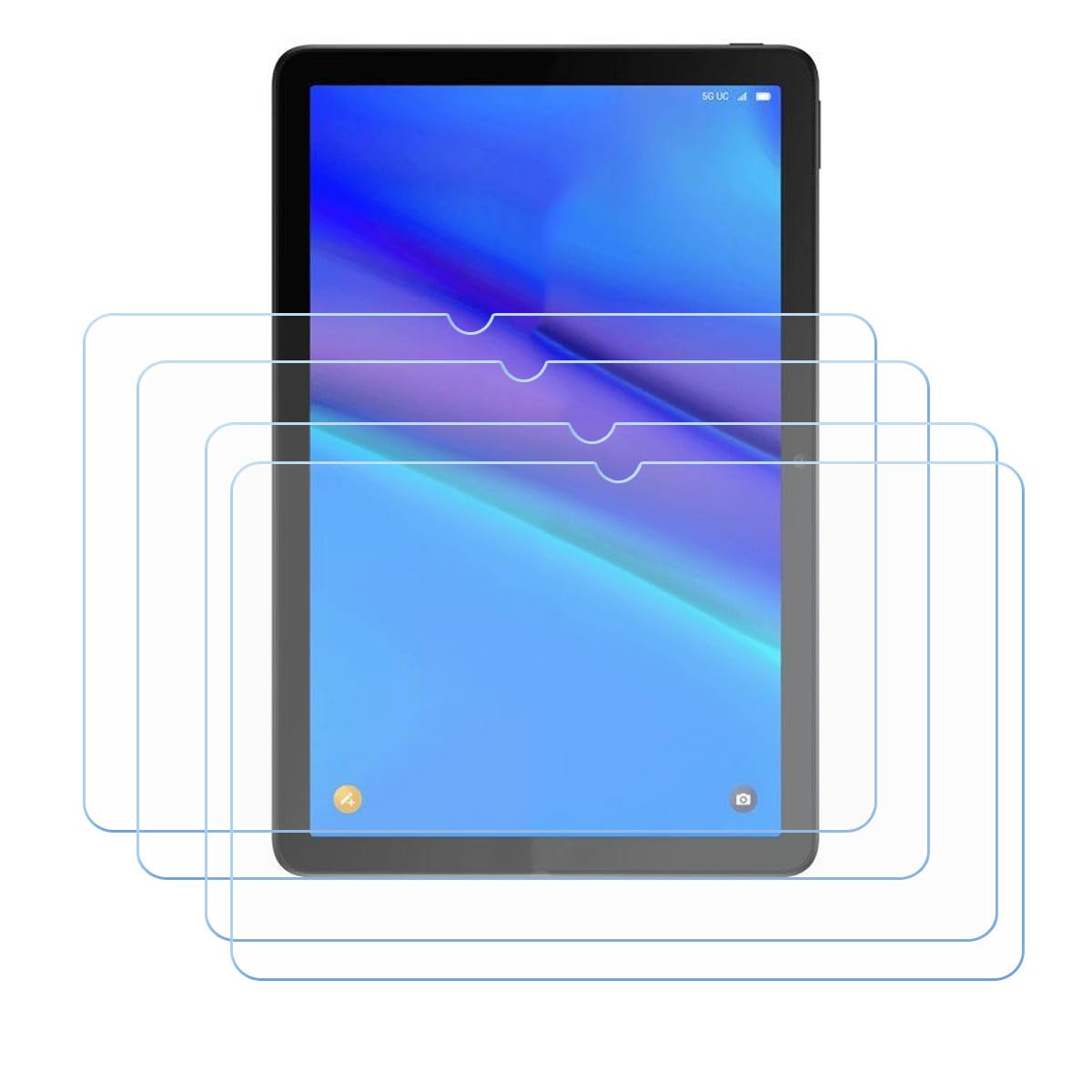 Protection en Verre Flexible - ZIOVO - Tablette 10 Pouces - Incassable - Résistant aux chocs
