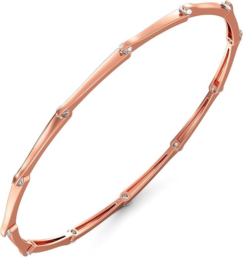 Joyalukkas 18k (750) Purity BIS Certified Pure Elegance Bangle For Women