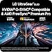 LG 27GX700A-B 27-inch Ultragear QHD (2560 x 1440) OLED Gaming Monitor, 280Hz, 0.03ms, NVIDIA G-Sync, AMD FreeSync Premium Pro, VESA DisplayHDR TrueBlack500, with up to DCI-P3 99.5%, HDMI 2.1, Black