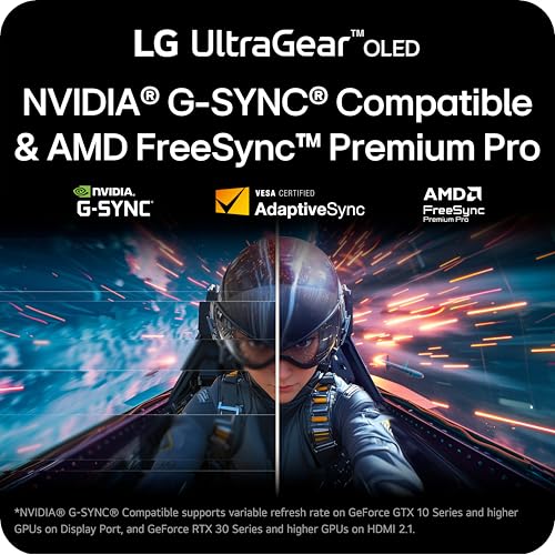 LG 27GX700A-B 27-inch Ultragear QHD (2560 x 1440) OLED Gaming Monitor, 280Hz, 0.03ms, NVIDIA G-Sync, AMD FreeSync Premium Pro, VESA DisplayHDR TrueBlack500, with up to DCI-P3 99.5%, HDMI 2.1, Black - image 5