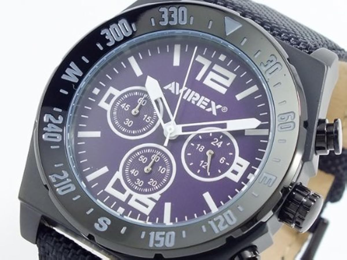 Amazon | アビレックス AVIREX クロノグラフ 腕時計 AX-021M-6