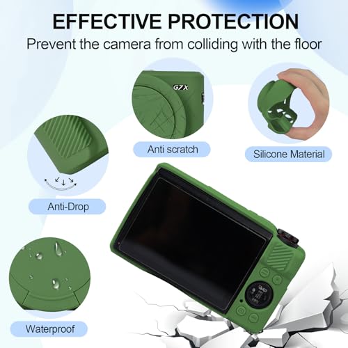 Funda para cámara Canon Powershot G7 X Mark II silicona miniatura 2