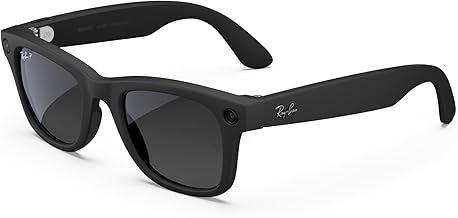 Ray-Ban Meta (Gen 2), Wayfarer, Matte Black | Smart AI Glasses for Men, Women — 2X Battery Life — 3K Ultra HD Resolution and 12 MP Wide Camera, Audio, Video — Polarized Gradient Graphite Lenses