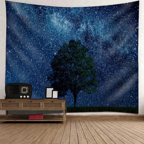 Tapisserie nature 220x240cm ciel étoilé pour une décoration murale grand format