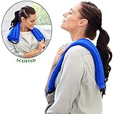 My Heating Pads for Back Pain Relief with Handles for Easy Application | Multi Purpose Microwavable Back Heating Pad for Back Pain and Cramps | Aromatic Rice Bags for Heat Therapy | Lavender (Blue)