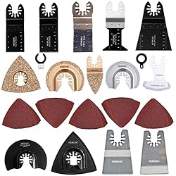 HEMUNC 64PC Oscillating Tool Blades, Oscillating Multitool Saw Blades Accessories Kit